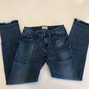 Girls Hudson crop jeans